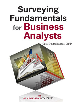 cover image of Surveying Fundamentals for Business Analysts